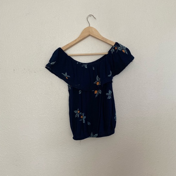 Mossimo Floral Off The Shoulder Top - Picture 8 of 12